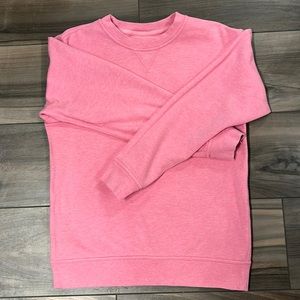 Lululemon all yours terry crew size 6 pink